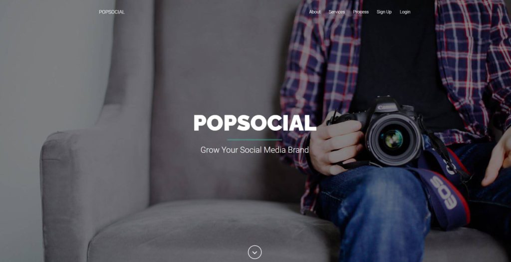 A picture of PopSocial’s website
