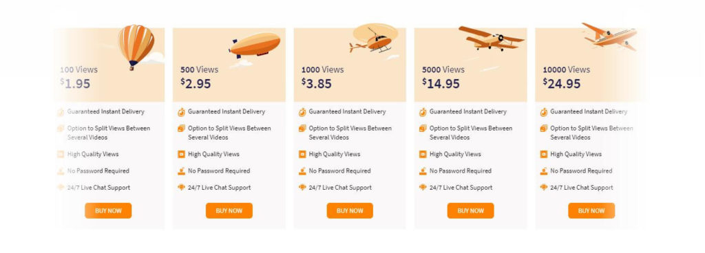 An image displaying view pricing packages
